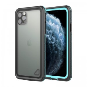 Cel mai bun Iphone impermeabil în cazul 11 caz cazuri de viață ieftine pentru iphone11 puch wterproof pentru iphone (albastru) cu capac transparent spate