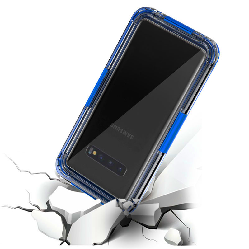 Protecție pentru telefon subacvatic cea mai bună carcasă de telefon pentru Samsung S10 (albastru)