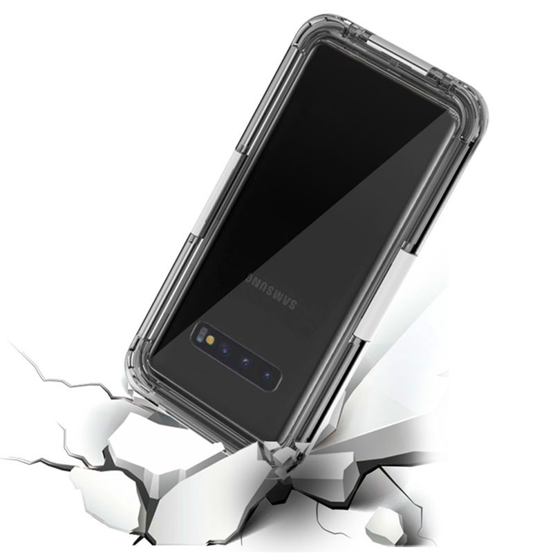 Carcase pentru telefon cu apă în ele Carcasă de viață pentru protector de apă pentru telefon pentru Samsung S10 (Alb)