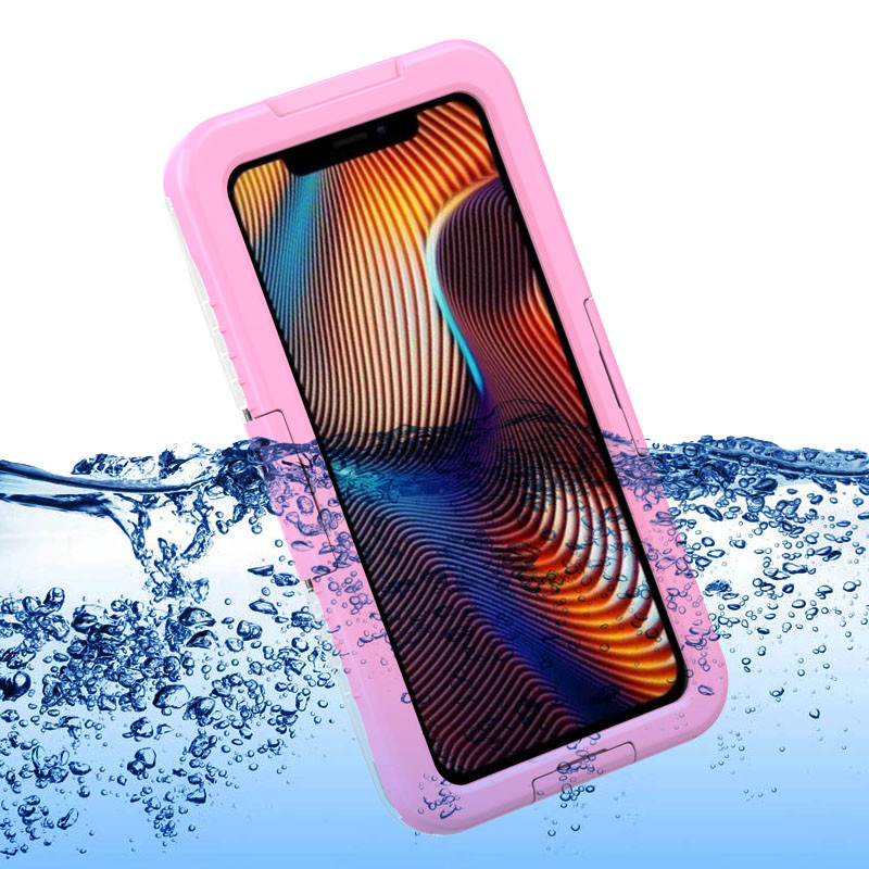 Ieftin iphone XR caz de salvare whor&server;101; pentru a cumpăra cazul subacvatic iPhone caz impermeabil pentru telefon și portofel (Pink)